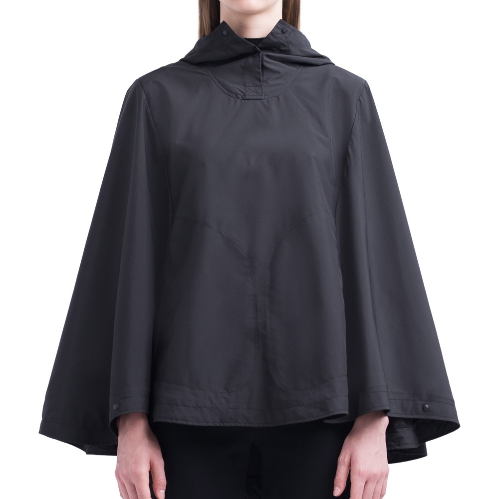 Herschel Supply Company Black Hooded Rain Cape - Picture 2 of 11